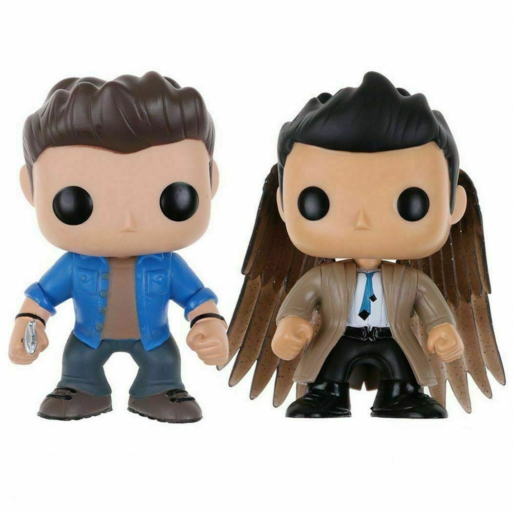 Supernatural Dean Winchester 94 und Castiel mit Wings 95 Figure PLA Funko Pop