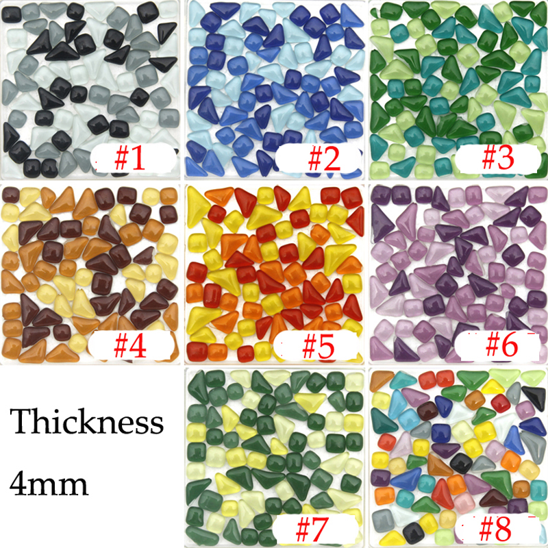 50 500g Mixed Color Glass Crystal Mosaic Tiles Diy Craft School Image Is Loading 50 500g Mixed Color Glass Crystal Mosaic Tiles