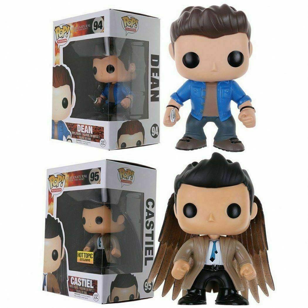 Supernatural Dean Winchester 94 und Castiel mit Wings 95 Figure PLA Funko Pop