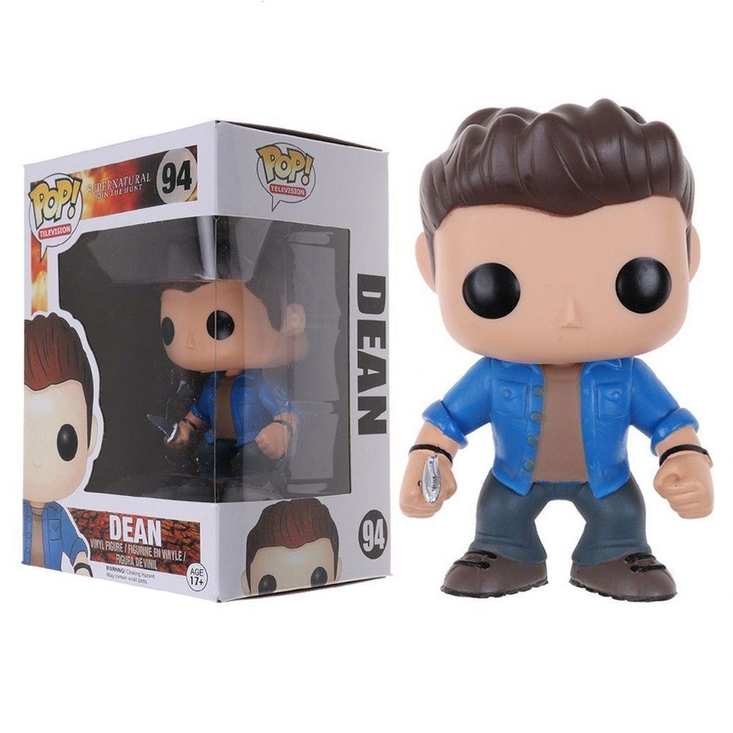 Supernatural Dean Winchester 94 und Castiel mit Wings 95 Figure PLA Funko Pop