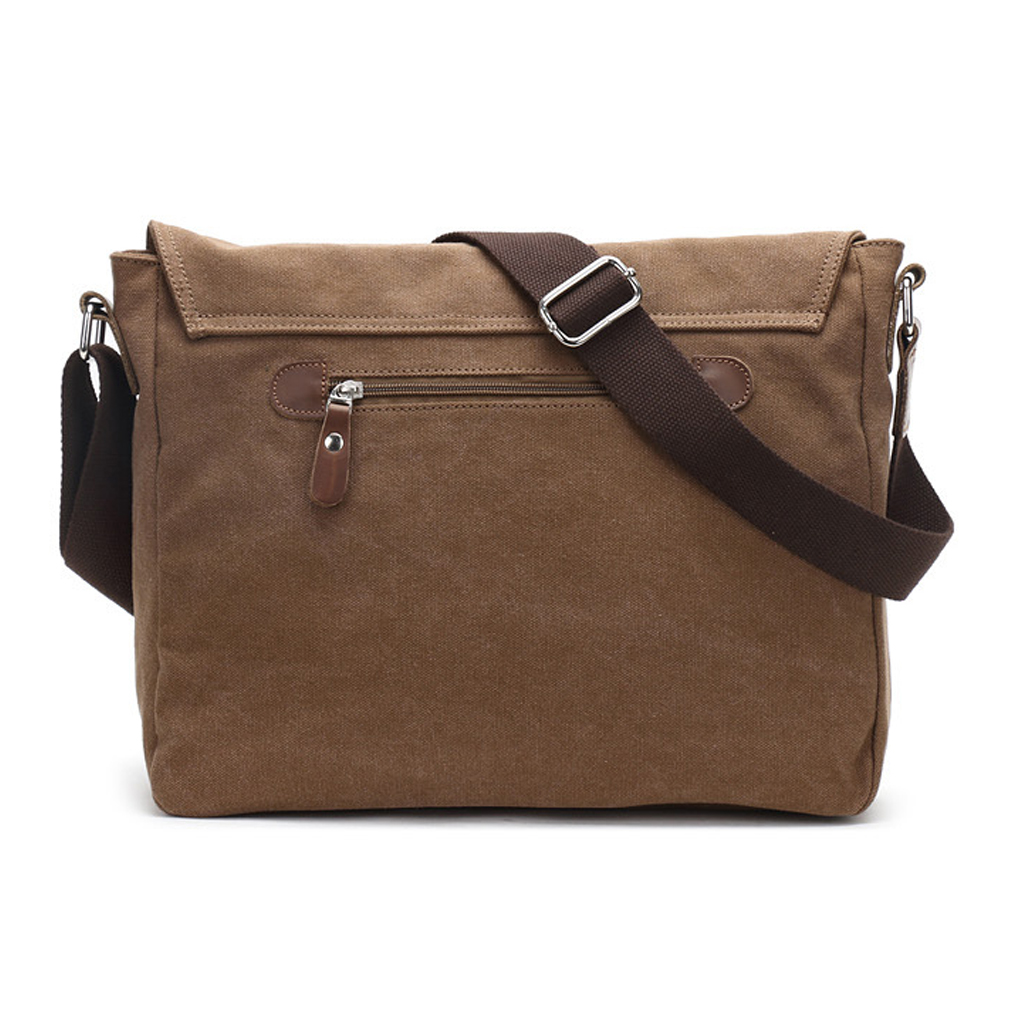 Canvas Shoulder Messenger Cross Body Satchel School Big Bags for Men