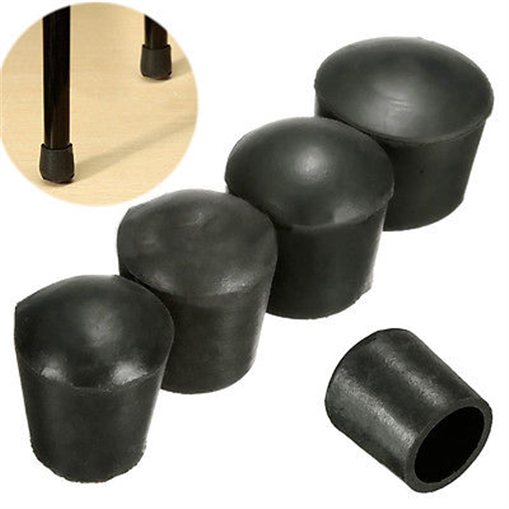 4x Rubber Chair Ferrule Anti Scratch Furniture Feet Leg Floor