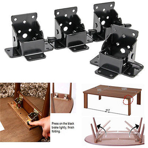Iron Locking Folding Bracket Folding Table Leg Hinges 75 x 60 x 55mm eBay
